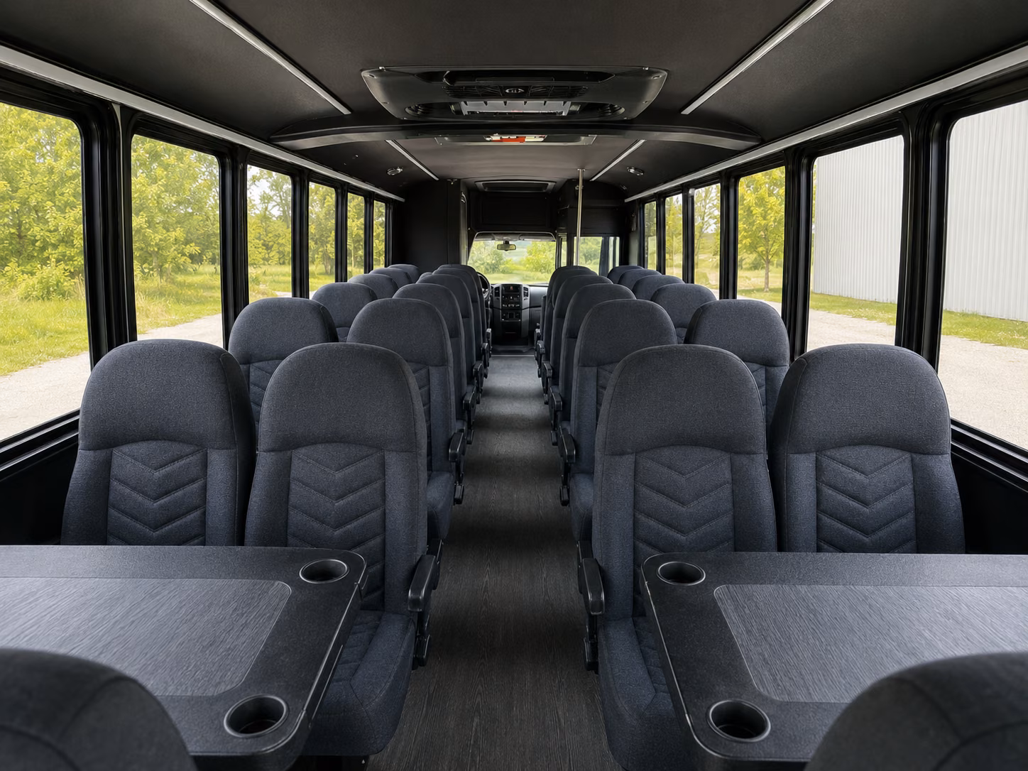 the bronx 15 passenger minibus interior
