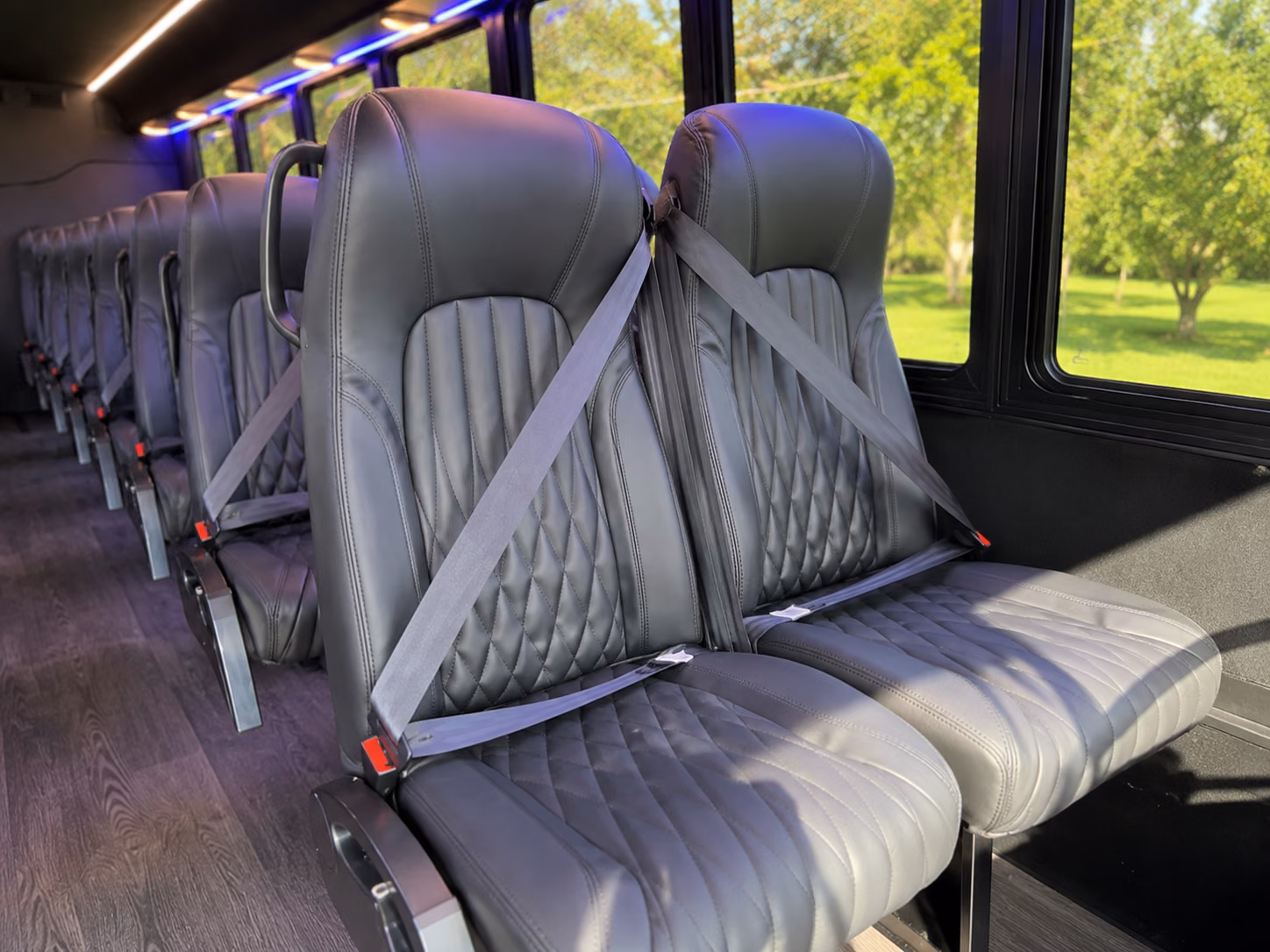 the bronx 18 passenger minibus inside