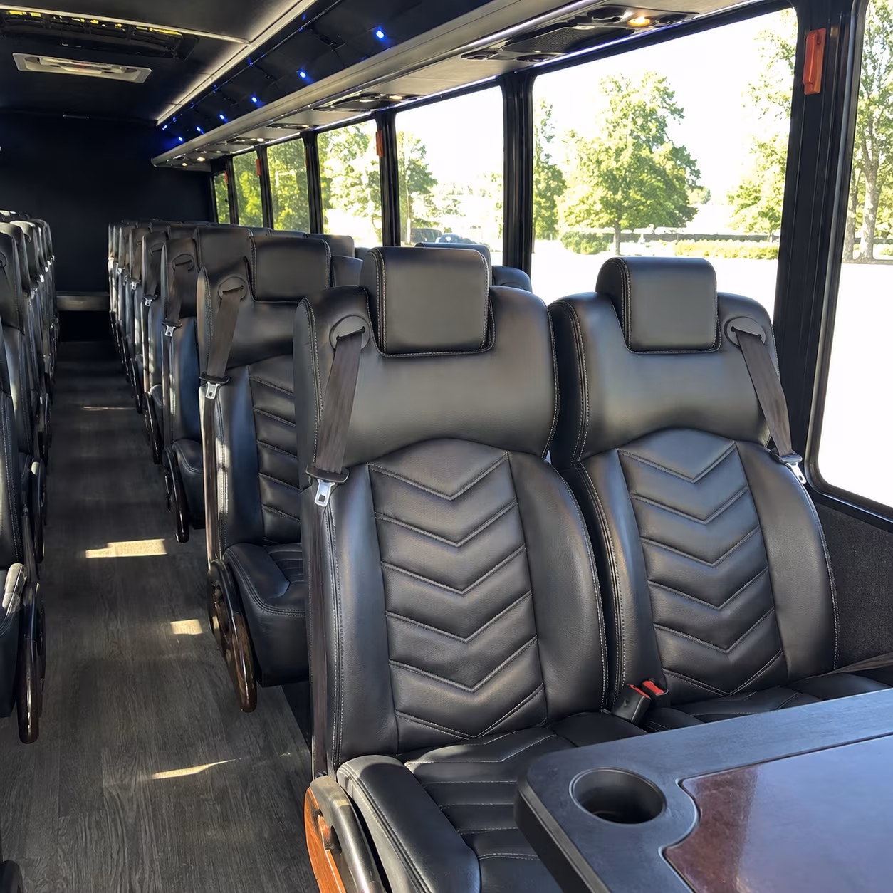 the bronx 30 passenger minibus interior