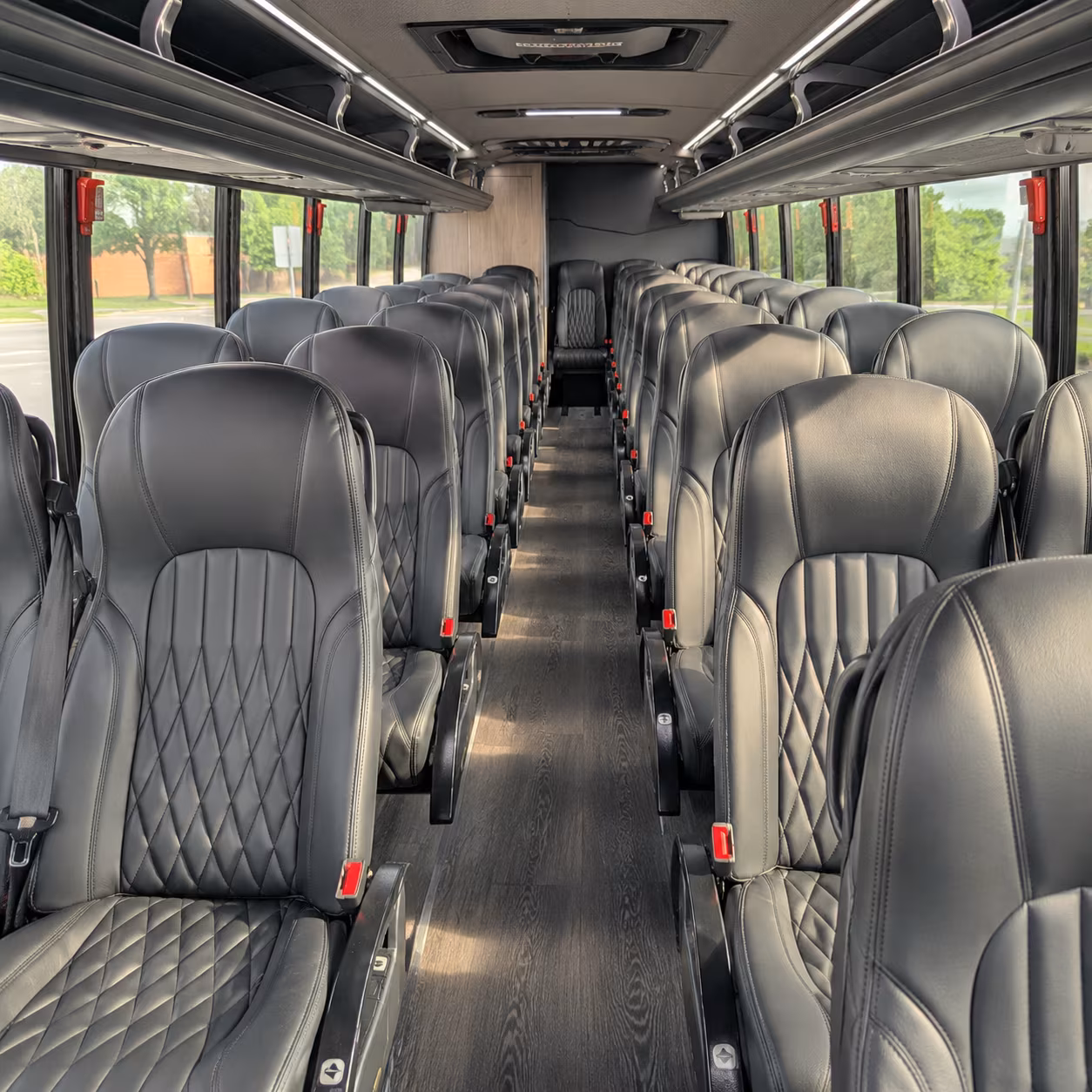 the bronx 35 passenger minibus inside