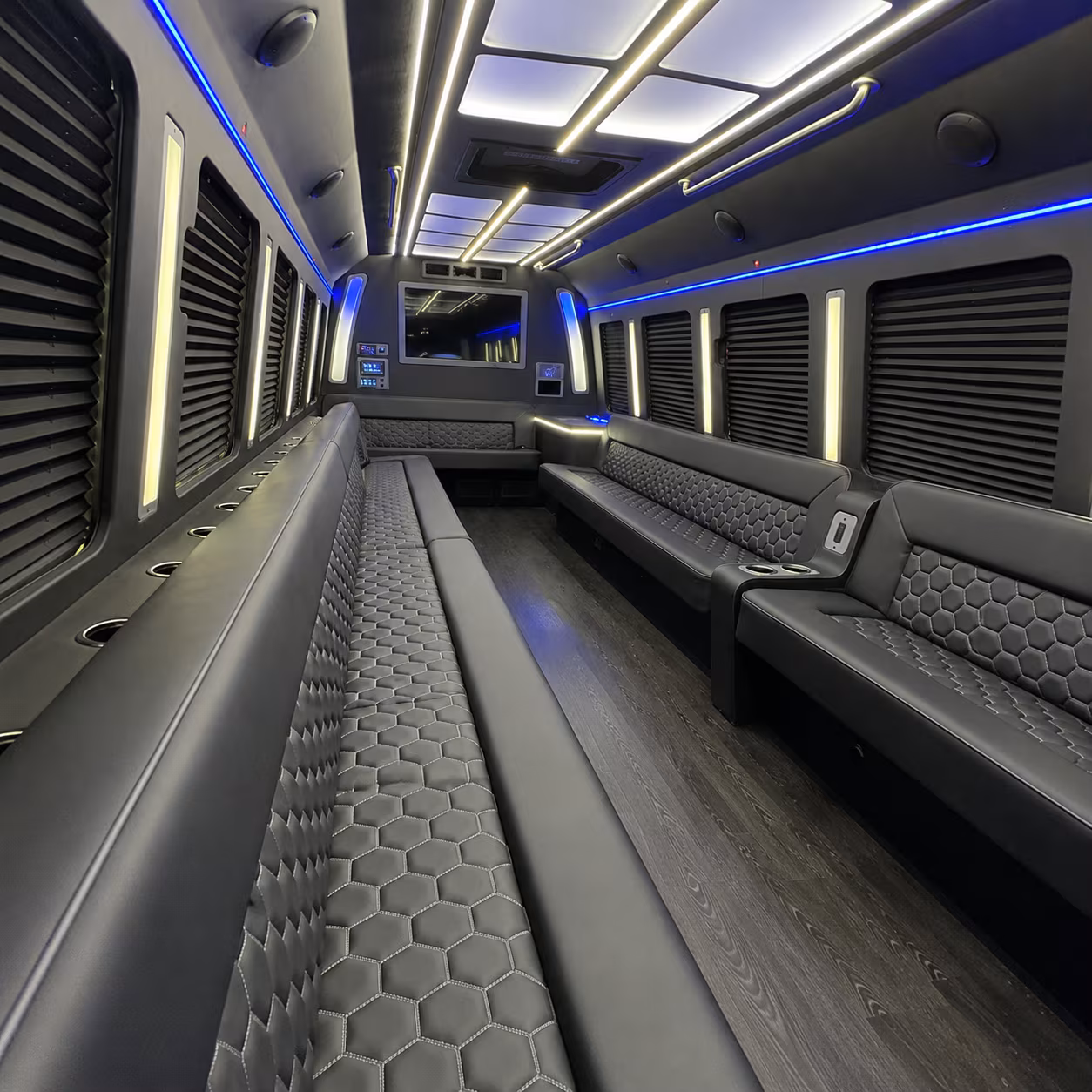 the bronx party bus inside