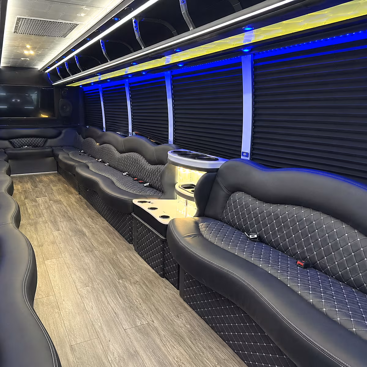 the bronx party bus rentals inside