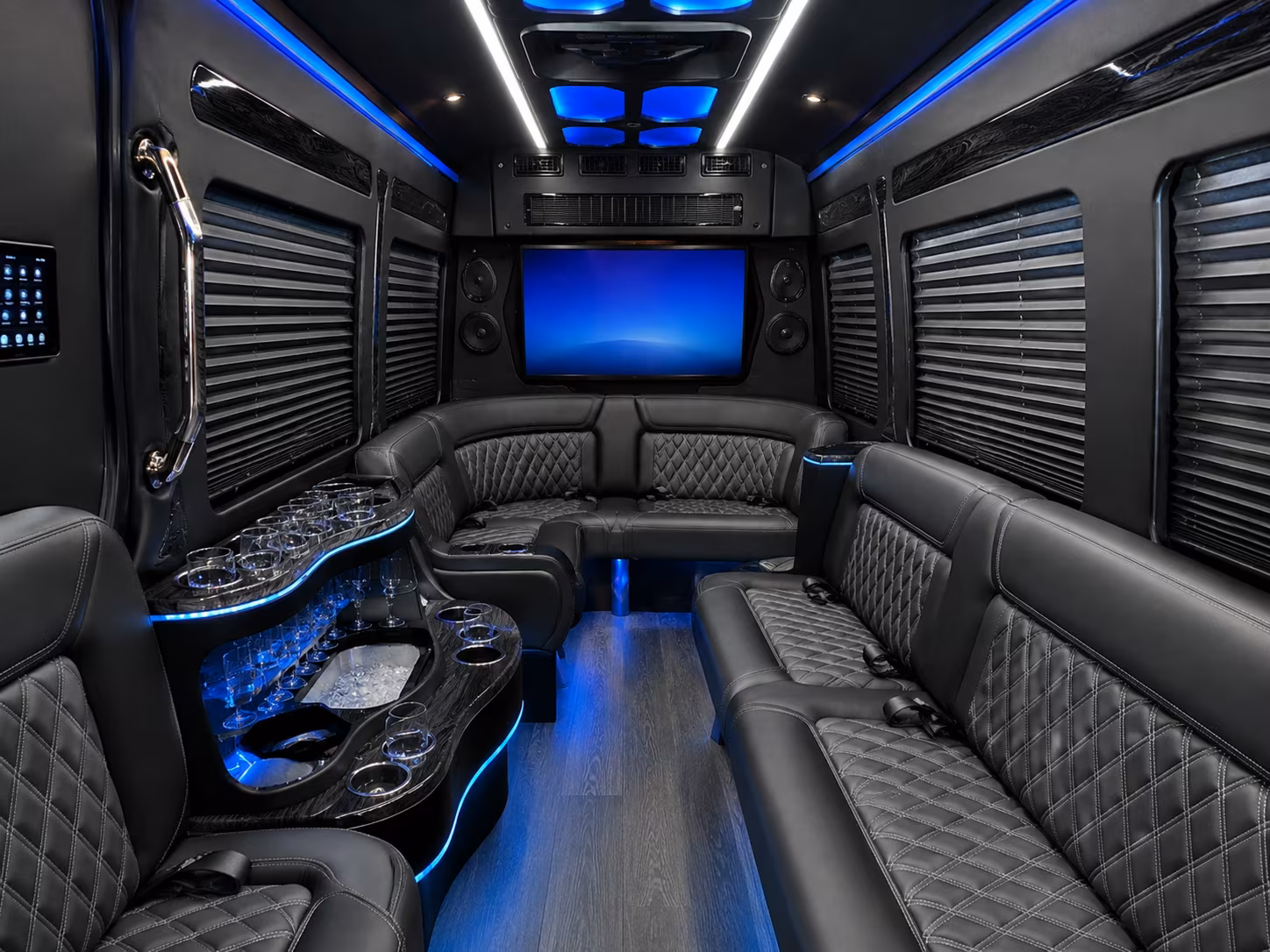 the bronx sprinter limousine inside