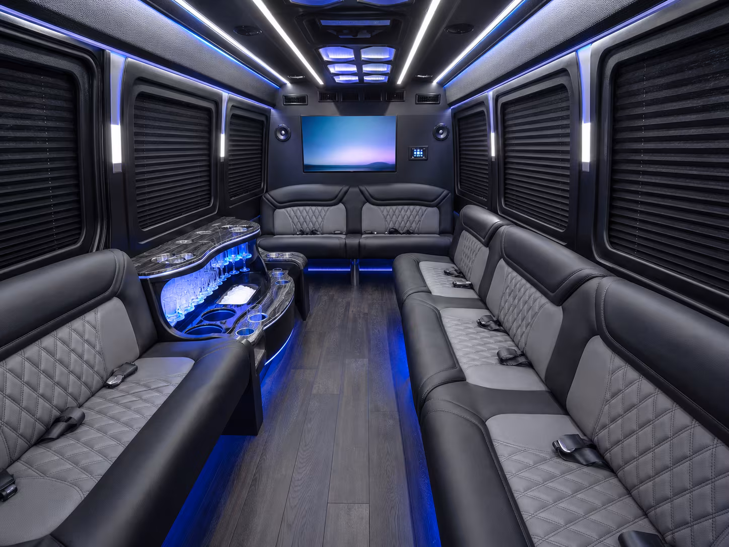 the bronx sprinter limousine interior
