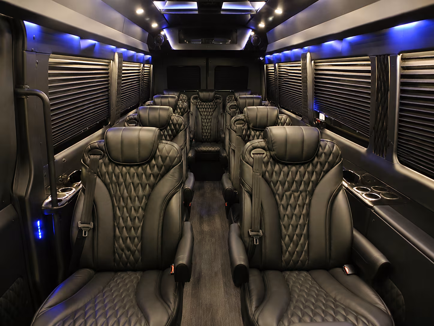 the bronx sprinter van with driver inside