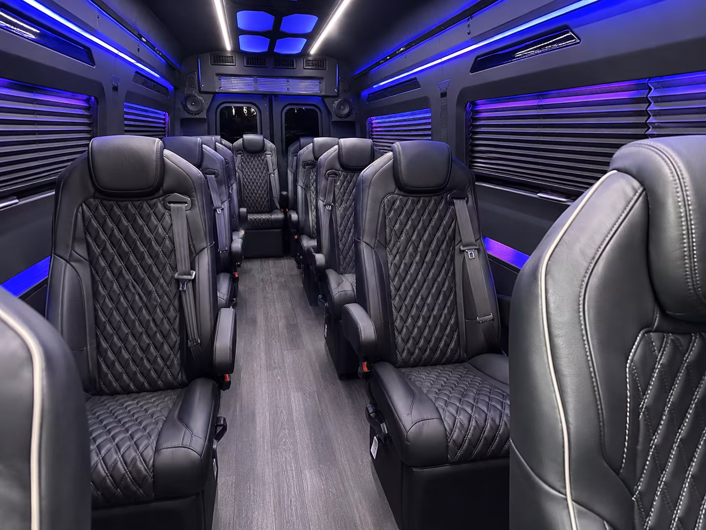 the bronx sprinter van with driver interior
